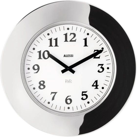 Wanduhr Alessi Momento-11 Edelstahl 18/10 – Zeitloses Design