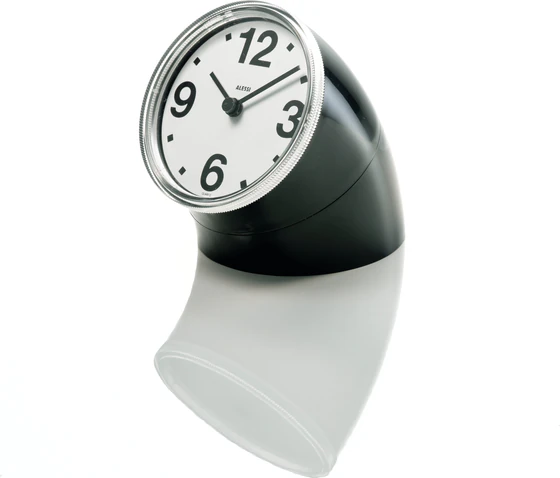 Tischuhr Alessi Cronotime-01 B Schwarz – Designklassiker 1966