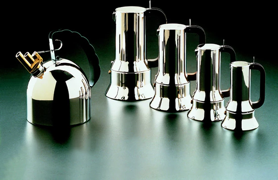 Espressokocher Alessi 9090/1 Edelstahl Induktionstauglich