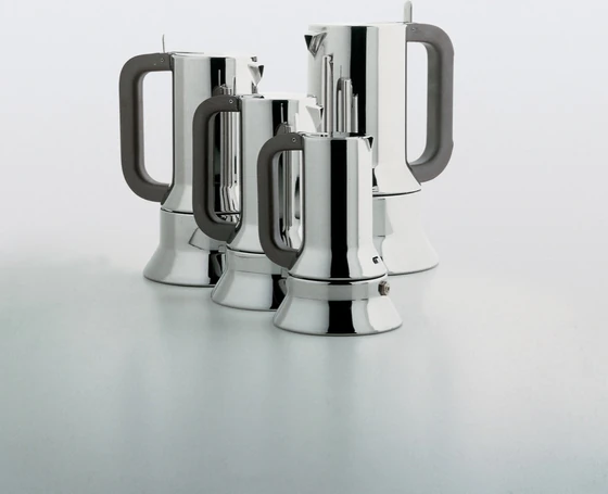 Espressokocher Alessi 9090/1 Edelstahl Induktionstauglich