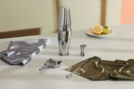 Bar-Set Alessi Lunar Eclipse 5050SET I – Edelstahl Mixology-Set