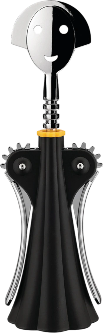 Design-Korkenzieher Alessi Anna G. AAM01 B Schwarz – Ikonisch & Robust