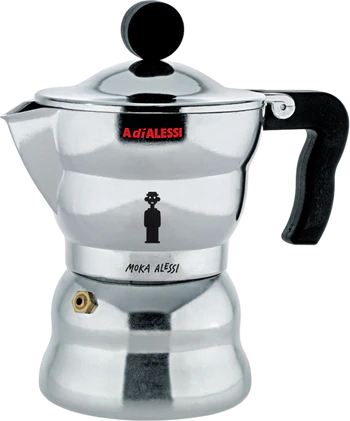 Espressokocher Alessi Moka AAM33/1 – Gussaluminium Design