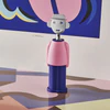 Korkenzieher Alessi AM23 PAZ – Ikonisches Design in Rosa-Blau