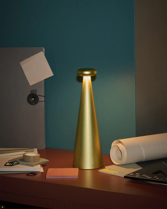 LED-Tischleuchte Alessi Bedin-AST02 – Eloxiertes Aluminium