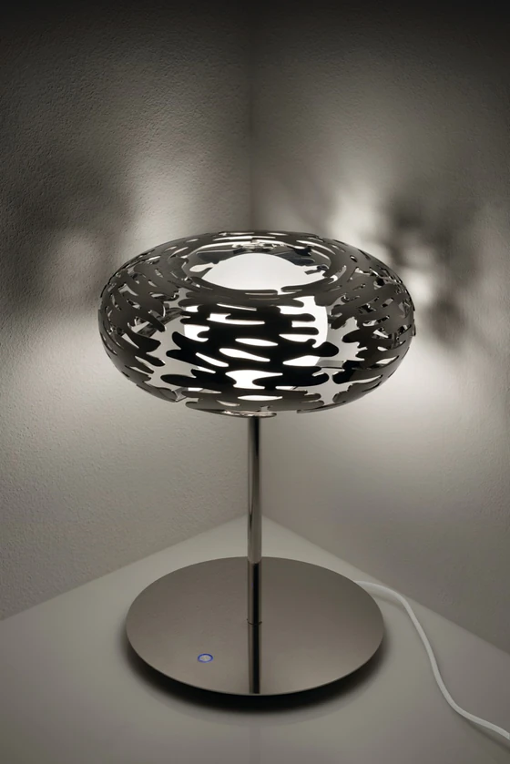 Tischleuchte Alessi Barklamp-BM11 Edelstahl 18/10 LED-Dimmer