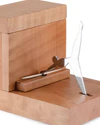 Zahnstocherbehälter Alessi CO1369 Edelstahl Birnbaumholz
