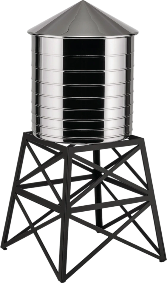 Zuckerbehälter Alessi Water Tower-DL02 Edelstahl Design