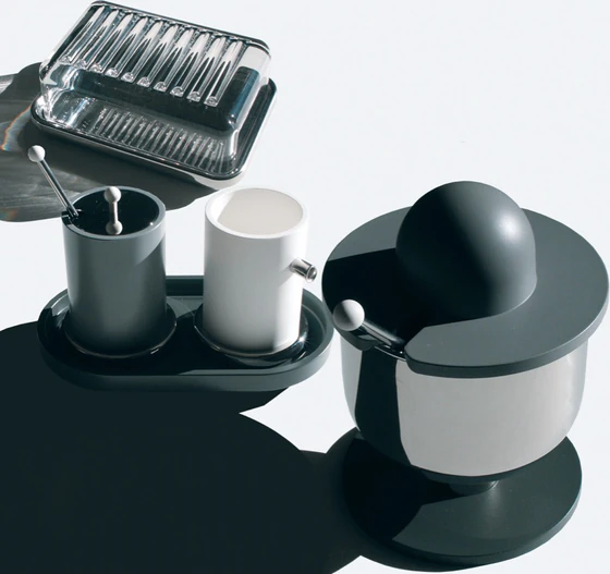 Butterdose Alessi-ES03 Edelstahl Glasdeckel – Edles Design