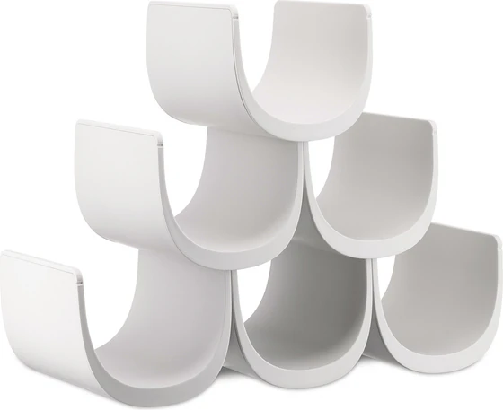 Modulares Flaschenregal Alessi Noè-GIA13 B Schwarz – Kombinierbar