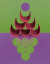 Modulares Flaschenregal Alessi Noè-GIA13 B Schwarz – Kombinierbar