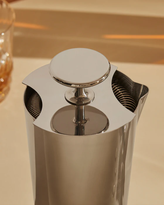 Doppel-Barsieb Alessi GIA27 Edelstahl – Profi-Cocktailfilter