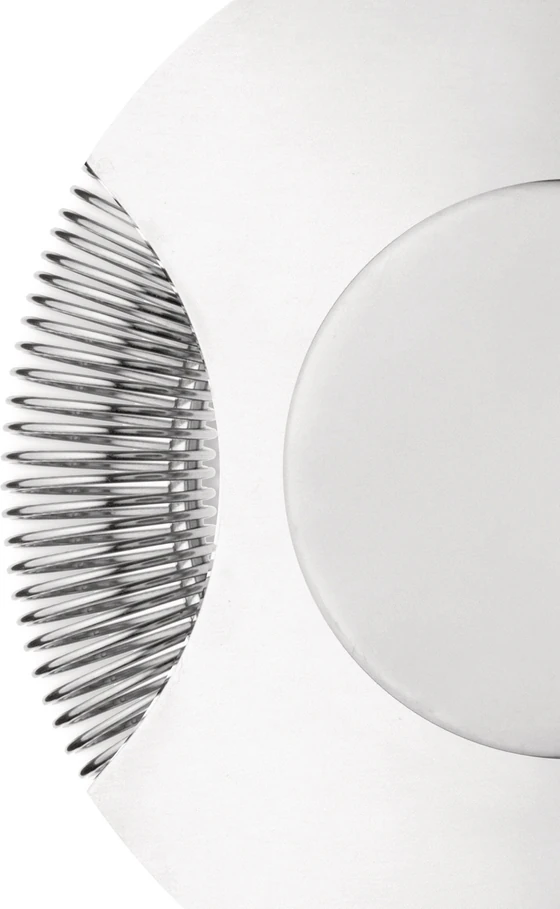 Doppel-Barsieb Alessi GIA27 Edelstahl – Profi-Cocktailfilter