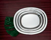 Servierplatte Alessi JM13 Edelstahl poliert 30cm
