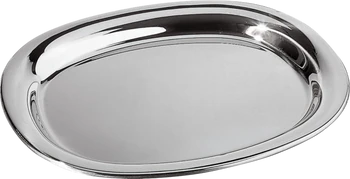 Servierplatte Alessi JM13 Edelstahl poliert 30cm