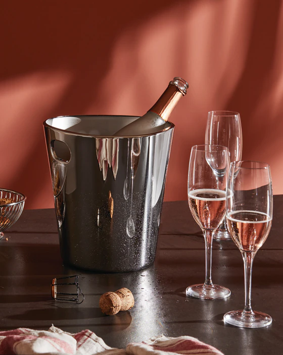 Weinkühler Alessi Bolly-JM21 Edelstahl elegant robust