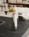 Manuelle Kaffeemühle Alessi KT01 Edelstahl – Minimalistisches Design