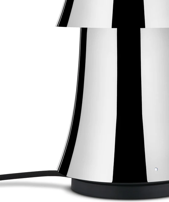 LED-Tischleuchte Alessi Halesia-MA03 Edelstahl USB-C Akku