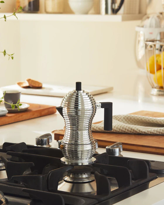 Espressokocher Alessi Pulcina-MDL02/1 – Aroma-Optimierung