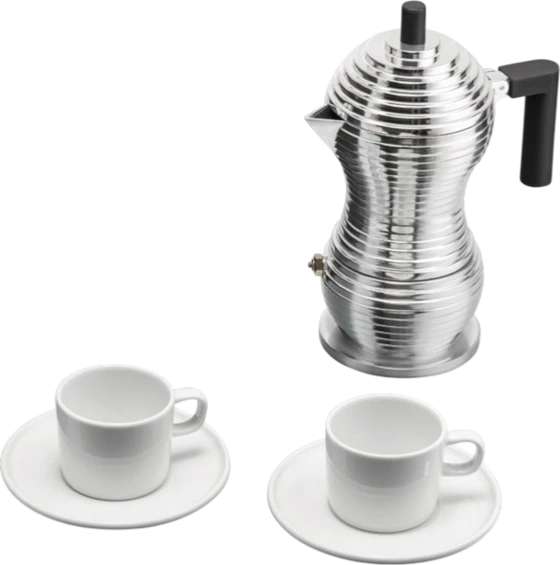 Espressokocher-Set Alessi MDL02/3BFM – Hochwertiges Design