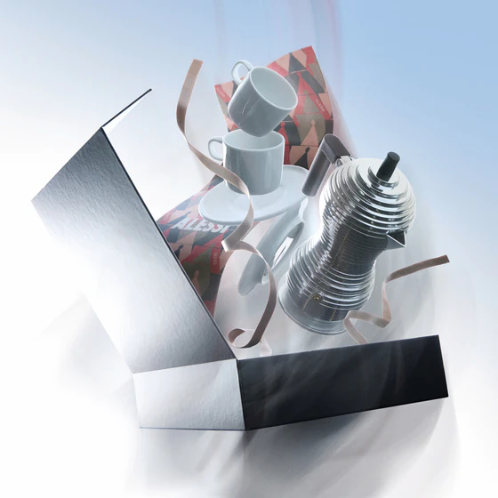 Espressokocher-Set Alessi MDL02/3BFM – Hochwertiges Design
