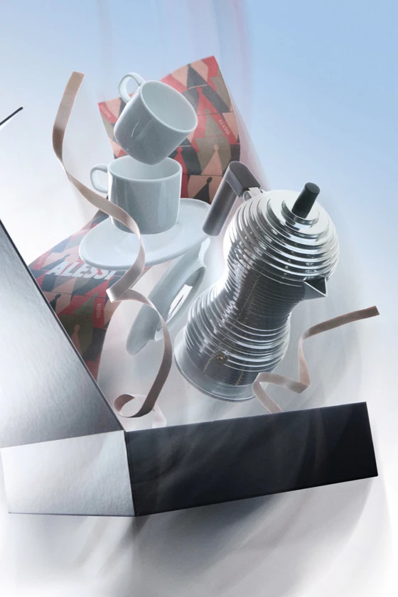 Espressokocher-Set Alessi MDL02/3BFM – Hochwertiges Design