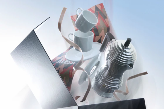 Espressokocher-Set Alessi MDL02/3BFM – Hochwertiges Design