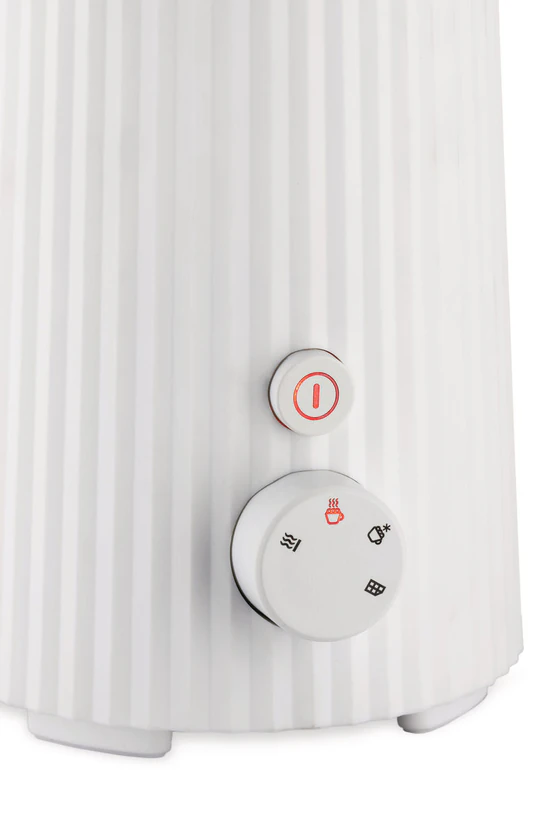 Elektrischer Milchaufschäumer Alessi Plissé MDL 13 Edelstahl