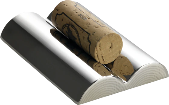 Korkenhalter Edelstahl Alessi Cork presenter MGL01 – Stilvolles Designobjekt
