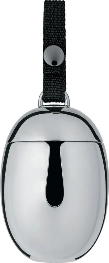 Alessi MMI33 B Hundekotbeutelhalter – Edelstahl 18/10 | Schwarz
