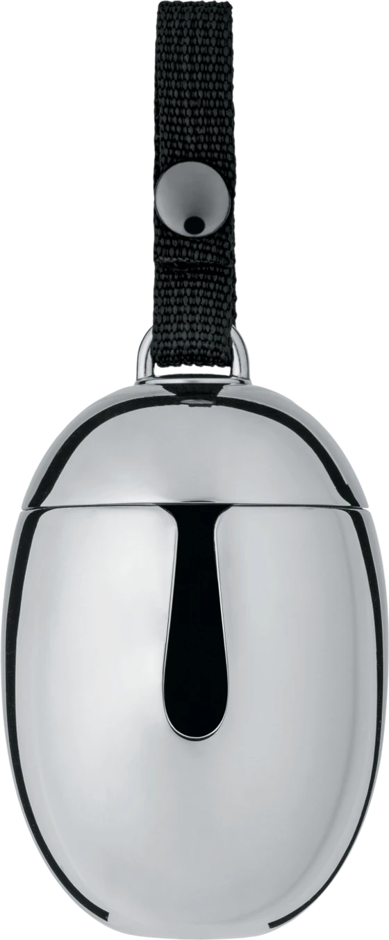 Alessi MMI33 B Hundekotbeutelhalter – Edelstahl 18/10 | Schwarz