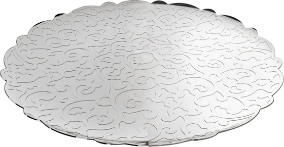Rundes Serviertablett Alessi Dressed-MW107 Edelstahl 35 cm