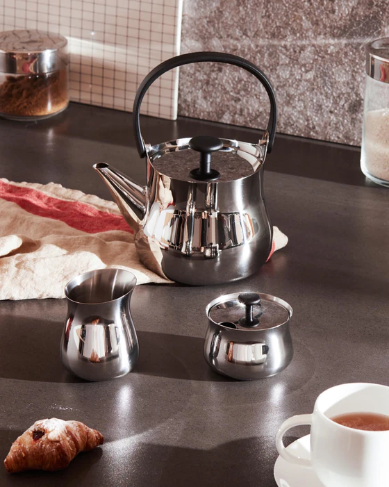 Alessi Cha NF02 Rahmkännchen – Edelstahl 18/10 glänzend poliert