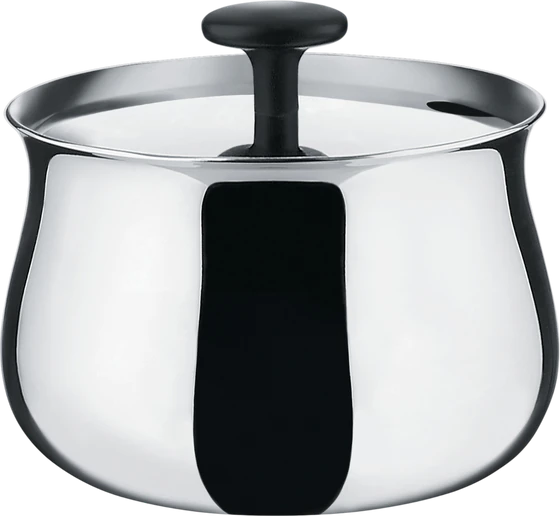 Alessi Cha NF03 Zuckerdose – Edelstahl 18/10 glänzend poliert
