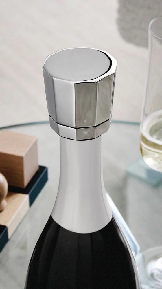 Champagnerflaschenverschluss Alessi Eugenia-NF11 Edelstahl 18/10