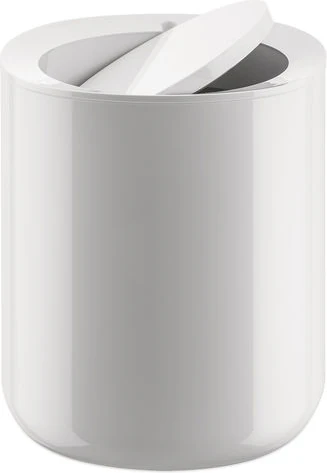 Abfalleimer Badezimmer Alessi Birillo PL10 Weiß – Modernes Design