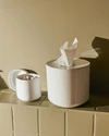 Alessi Birillo PL15 W Papiertaschentuch-Box – PMMA Weiß