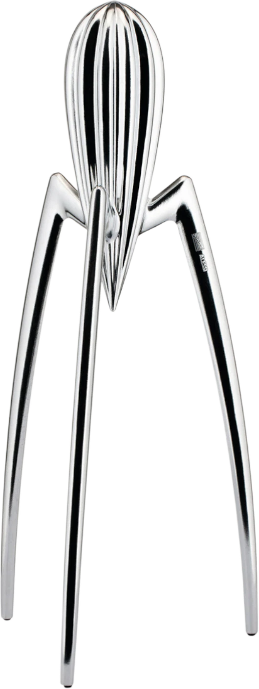 Alessi Juicy Salif Design-Zitruspresse PSJS von Philippe Starck glänzend poliert
