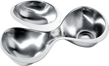 Alessi Babyboop RA03 Antipastiplatte – Edelstahl mit 3 Fächern