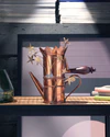 Alessi RD100 Caffettiera con cuore e stelle – Kupfer Designobjekt