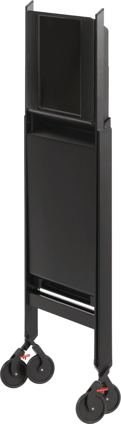 Klappbarer Servierwagen Alessi Plico-SA02 G Schwarz – Designklassiker
