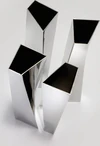 Alessi Crevasse ZH01 Vase – Edelstahl 18/10 Designvase