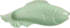 Servierplatte Keramik Fischform Apfelgrün Rice by Rice