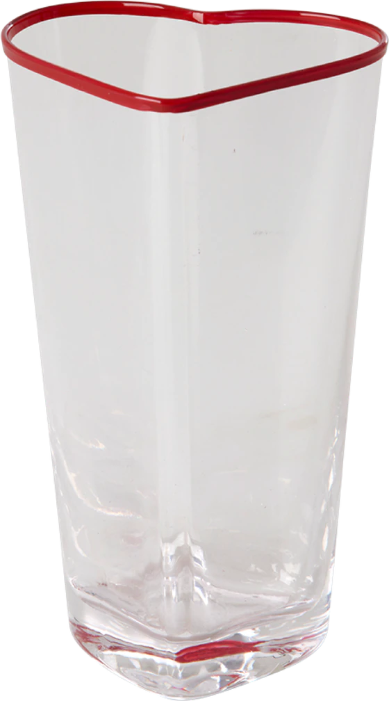 Trinkglas Herzform 250ml Rice by Rice – Dekorativ & Langlebig