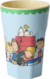 Becher aus Melamin Rice by Rice Snoopy 400ml bruchfest - Hellblau