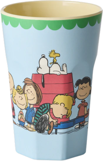Becher aus Melamin Rice by Rice Snoopy 400ml bruchfest