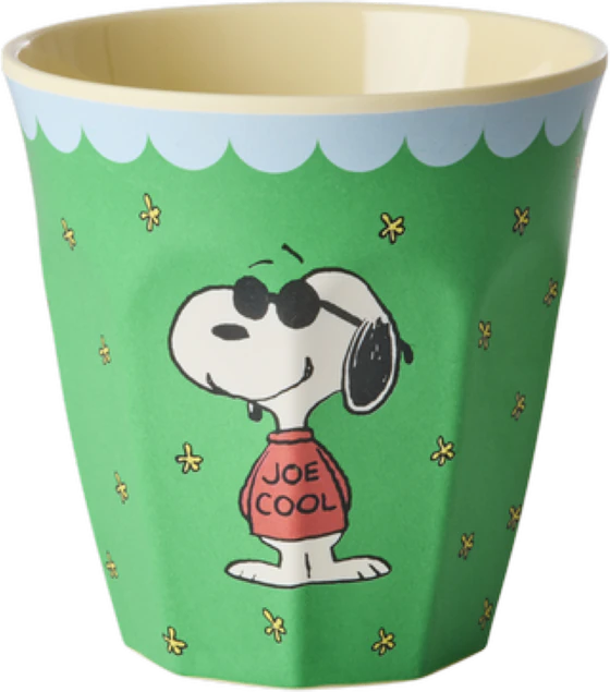 Trinkbecher Melamin 250ml Grün Snoopy – Rice by Rice