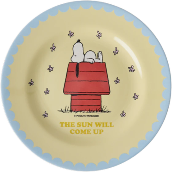 Melamin-Teller 20cm Snoopy Print – Rice by Rice Teller