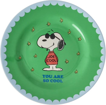 Melamin-Teller Rice by Rice Snoopy Grün – Bruchfest & Spülmaschinengeeignet