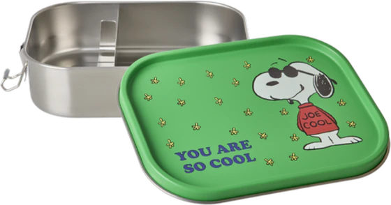 Brotdose Edelstahl Rice by Rice 1400 ml Snoopy Design